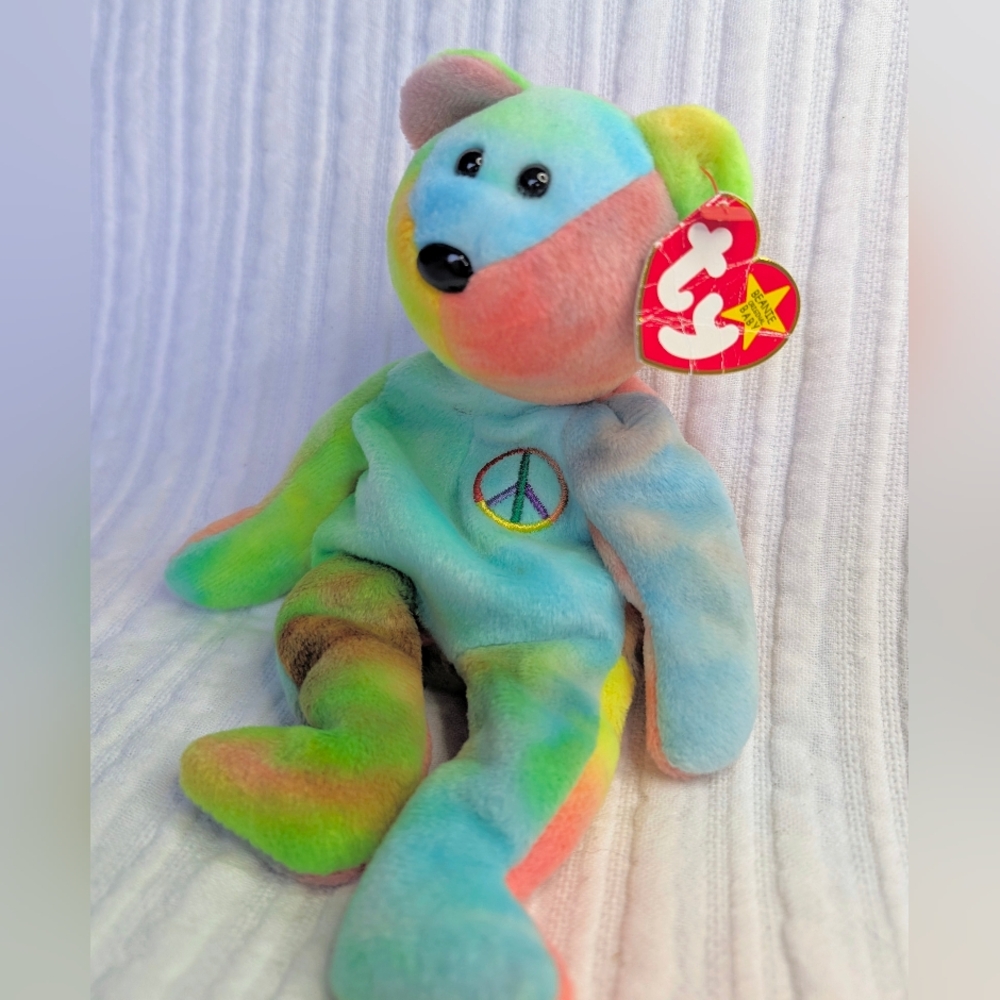 Vintage PEACE Beanie Baby